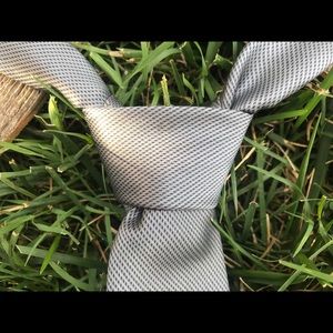 RBM Silver Patterned Tie